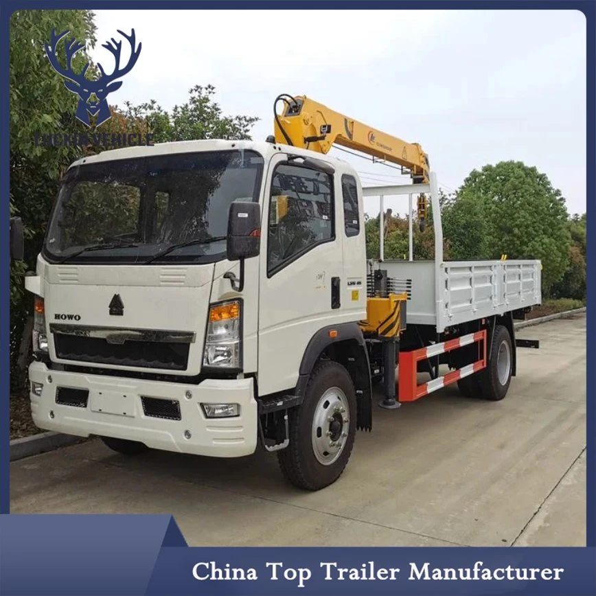 Sinotruk HOWO 6X4 4X2 10t Folding Folded Telescopic Equipment Mounted Crane Truck