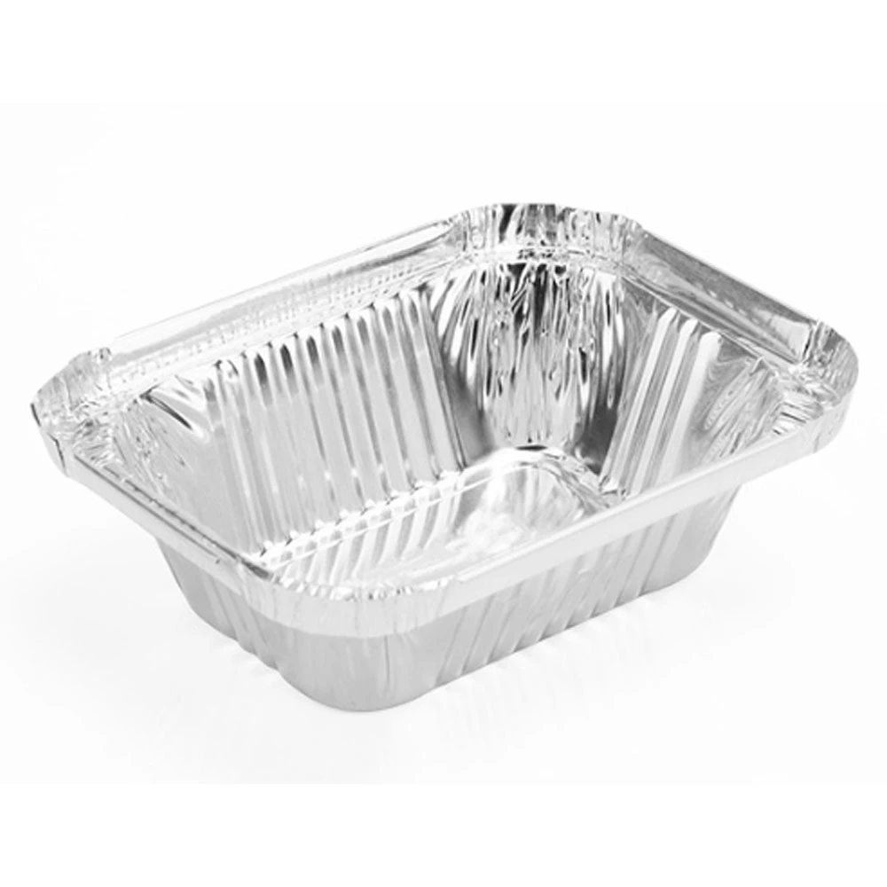 Rectangular 2.8g Baking Dish Pans Logo Disposable Dessert Boxes Color Pudding Pan Cakes Aluminum Foil Baking Cups