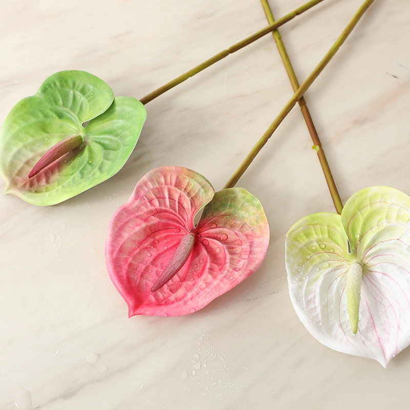 3D Printing Artificial Anthurium Stems Home Decorative Plastic Flower Stem with Cheap Price for Home Table