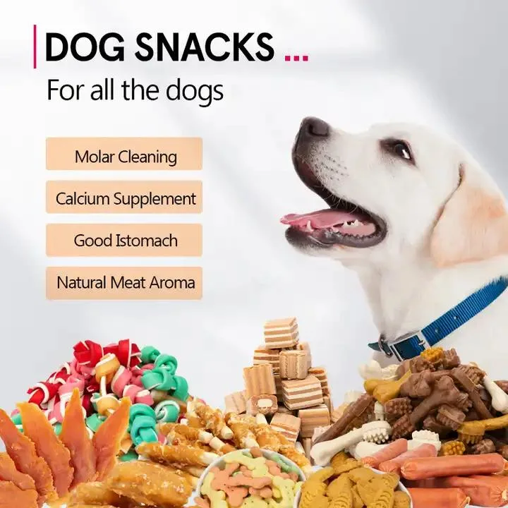 Diferentes sabores todo tipo de aperitivos orgánicos naturales Pet Perro Tratar los alimentos secos para mascotas