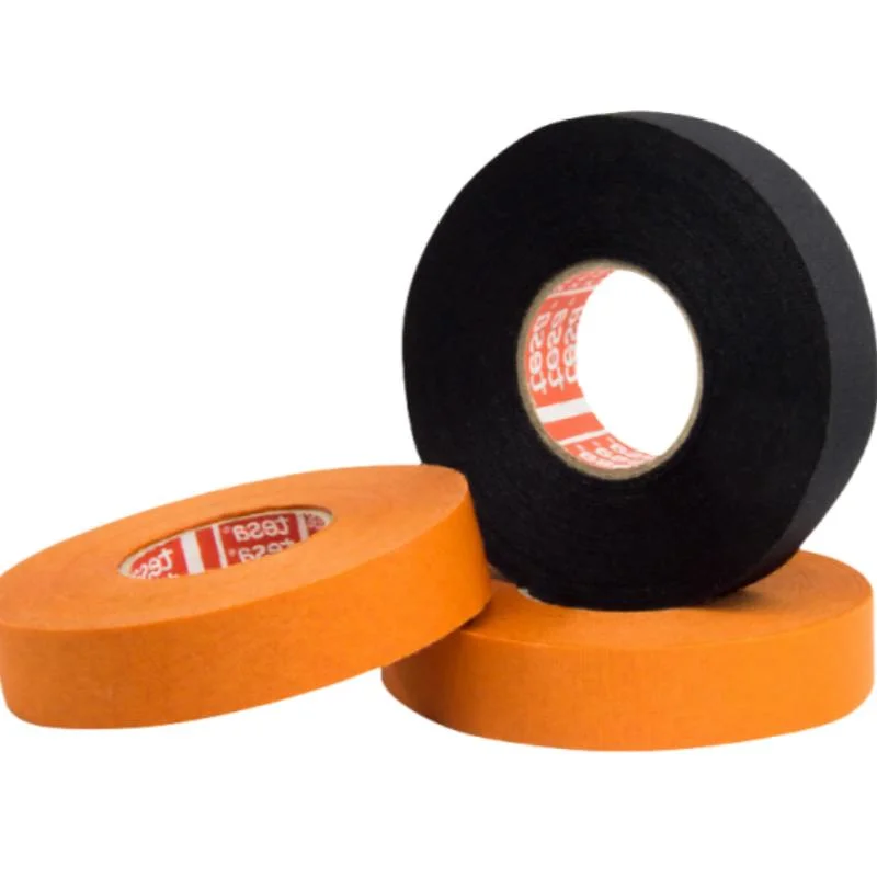 High Abrasion Protection Adhesive High Heat Harness Tesa 51036 Fabric Tape for Wire Bundling in Automotive Appliances