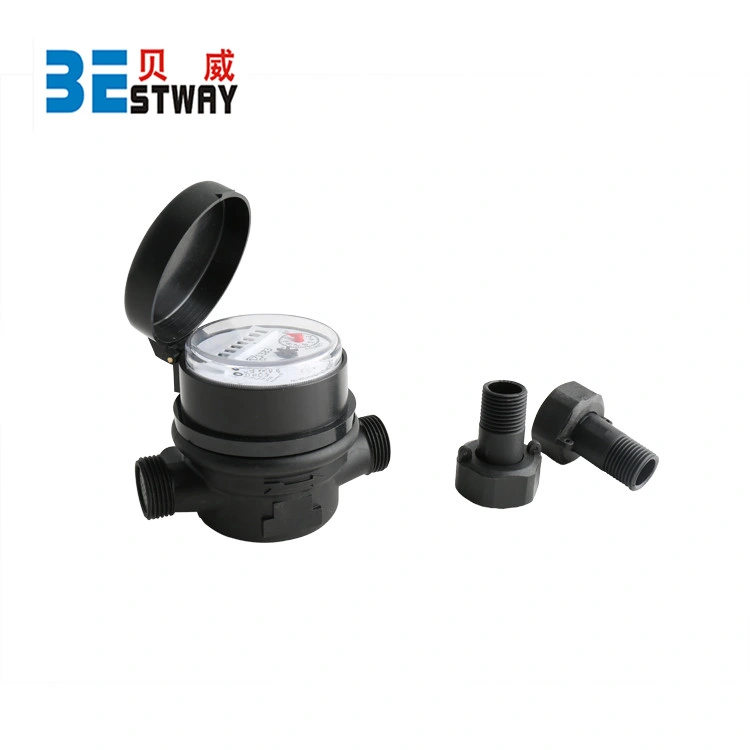 Quality Assurance 15-50mm Plastic Water Meter with All Plastic Shell