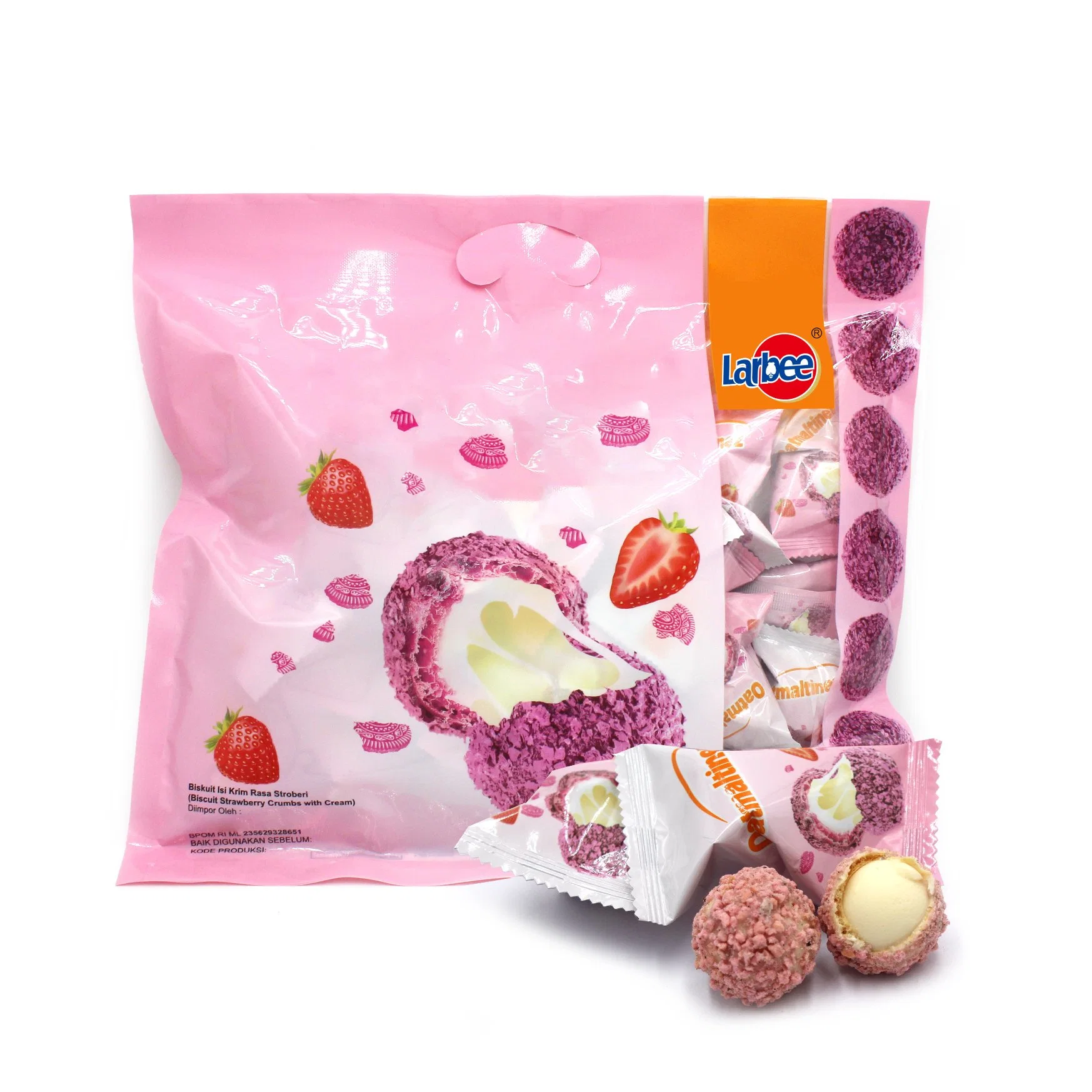 Larbee Brand Halal Candy Chocolate creme escuro com três sabores