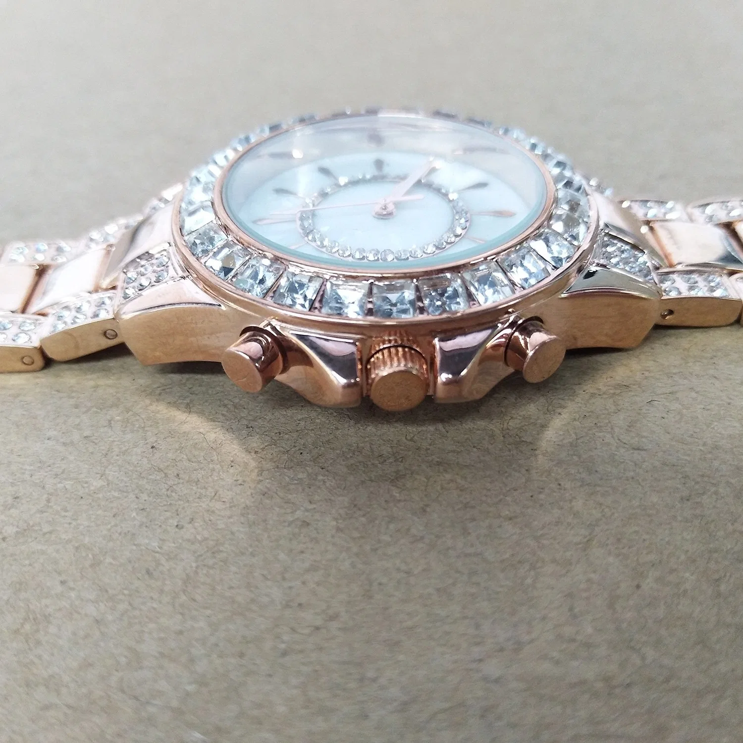 Fashion Watch Jewelry Rose Gold Ladies Wrist Gift Watches (cm0015)