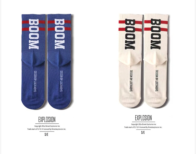 High quality/High cost performance OEM&ODM Service Factory Direct Sales Original Design Wholesale/Supplier Support Logo Brand Custom Made Design Sports Cotton Socks