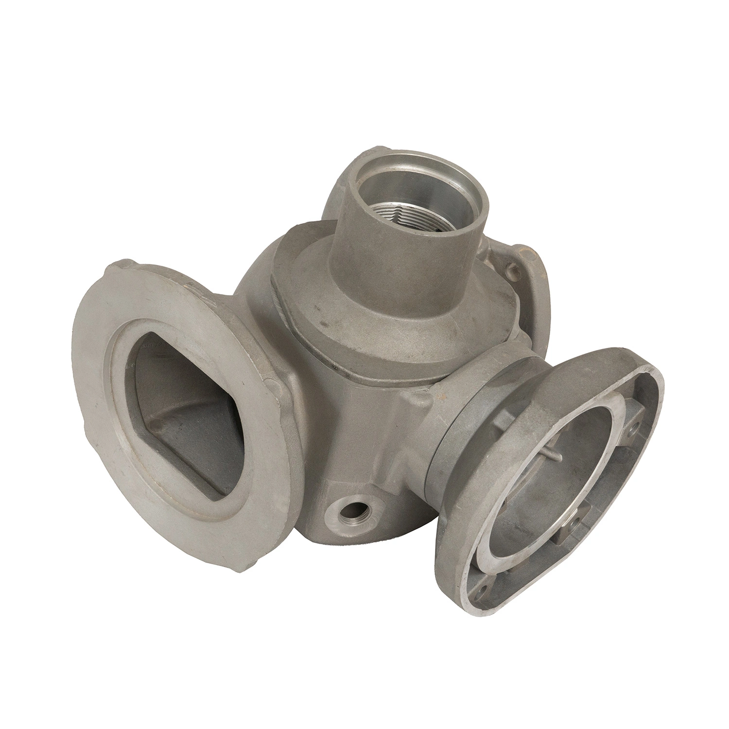 Gravity Die Casting Process Aluminum Alloy Water Treatment Equipment Diaphragm Metering Pump Housing