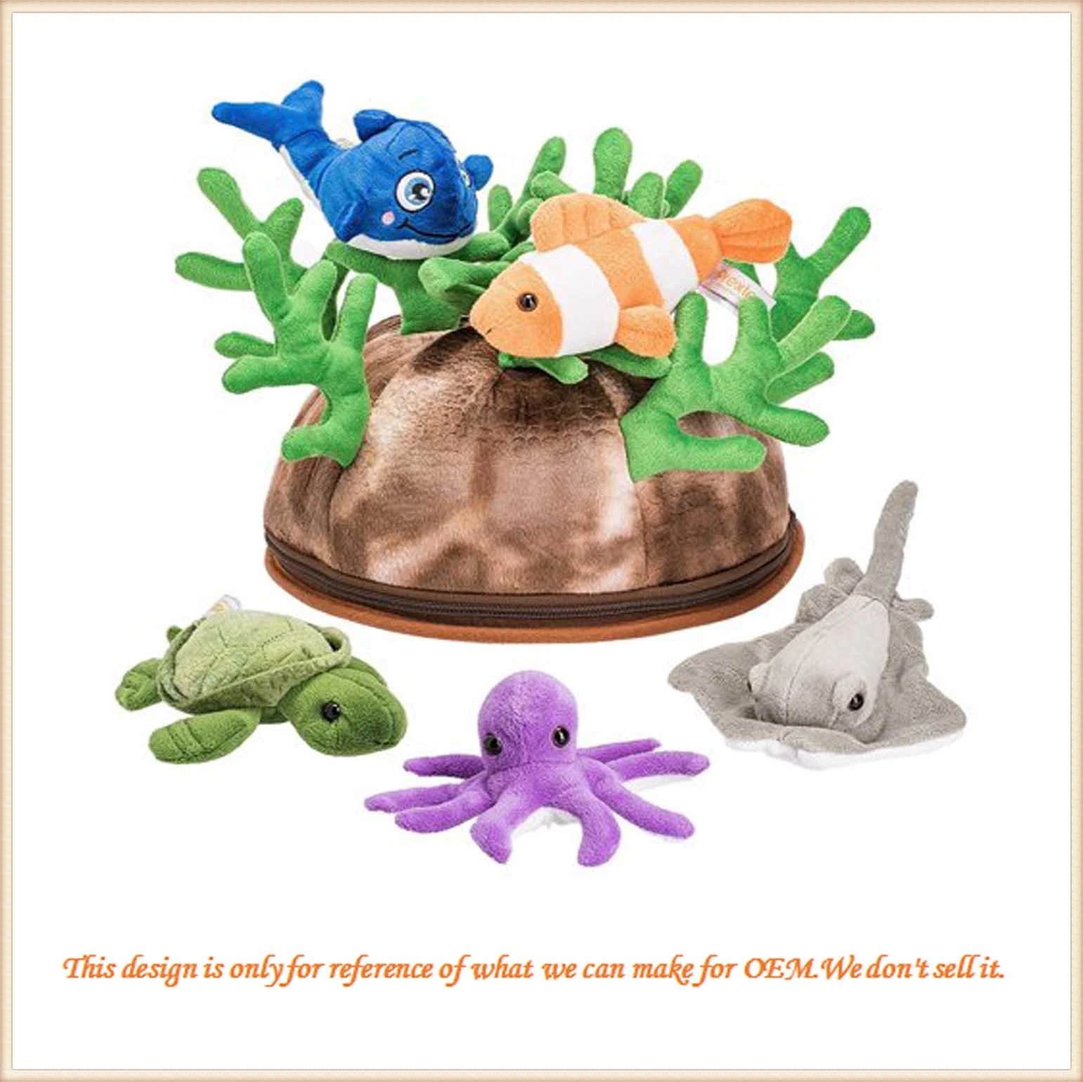 The Sea of Home Wild Ocean Animal Plush Toy