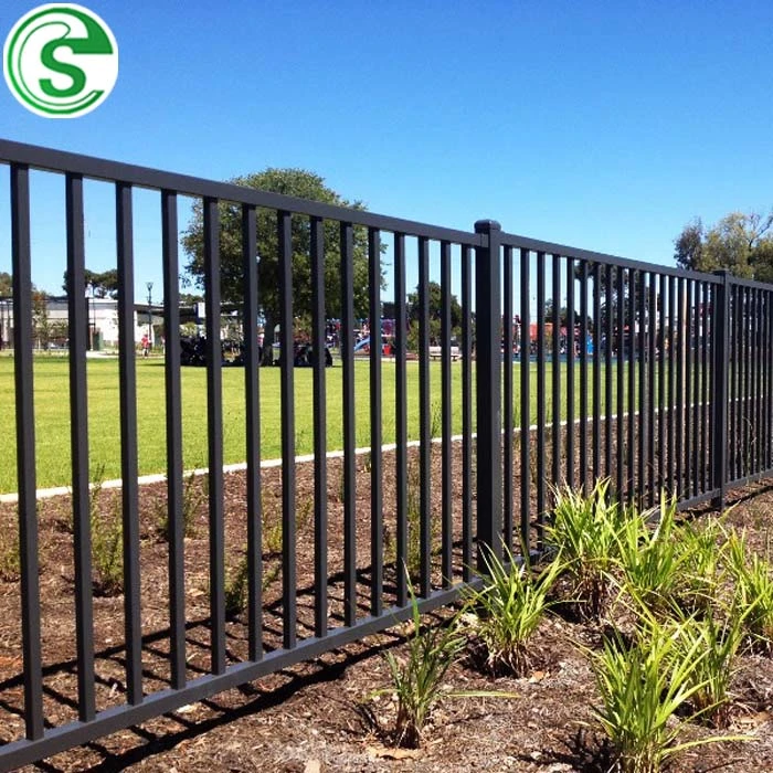 8FT Galvanized Decorative Garden Fence Steel Fence Panels to USA