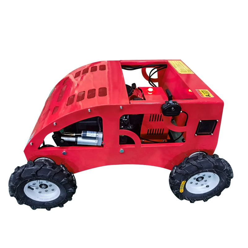 550 mm Cutting Width Remote Control Lawn Mower 4 Wheel Drive Lawn Mower 4WD RC Grass Trimmer 0 Turn Mower