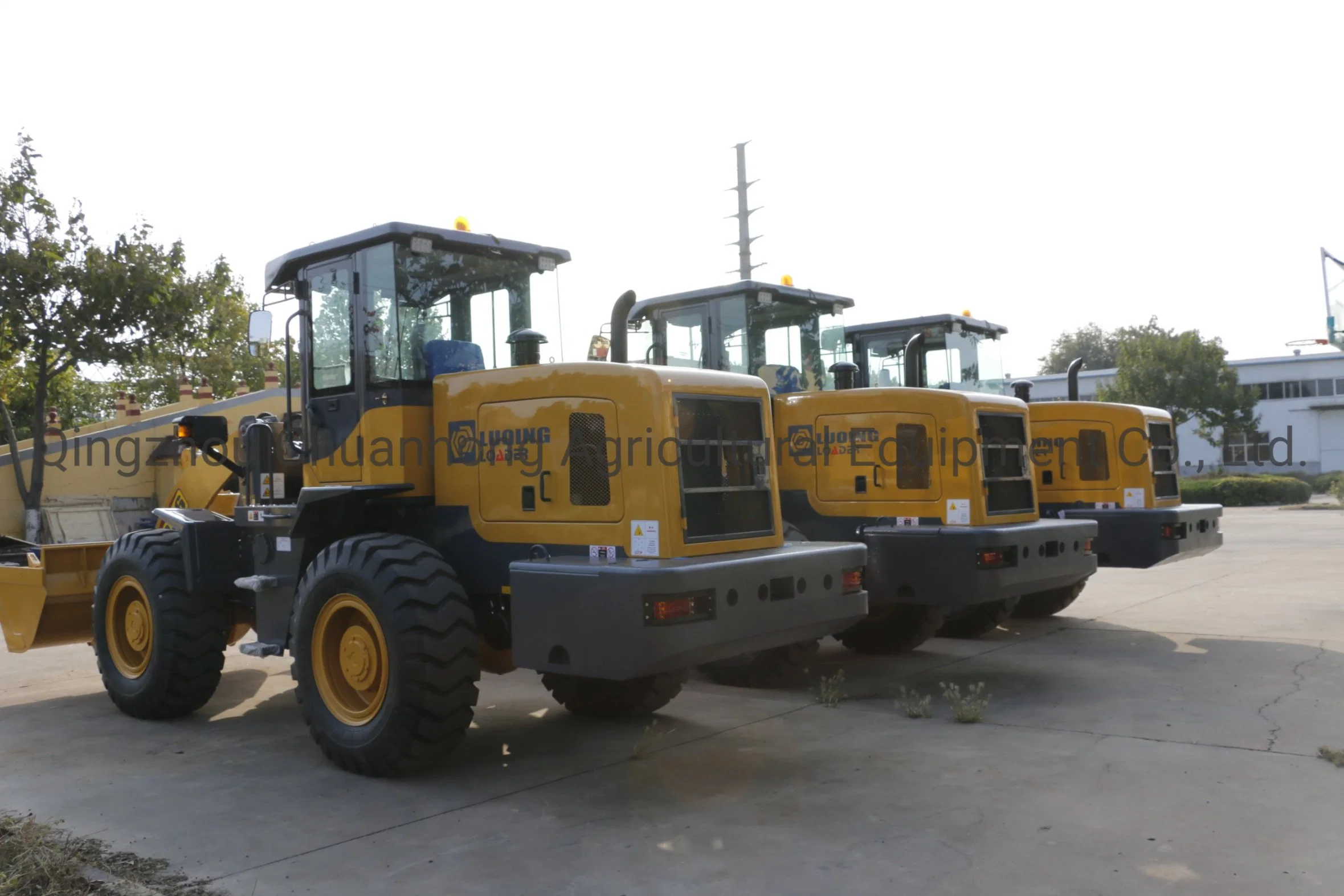 Small Middle Big 3 Tons Rated Load Shovel Wheel Loader 936 938 with Side Shift Pallet Fork&Flat Clamp&Curved Bucket&Joystick&Air Conditioner