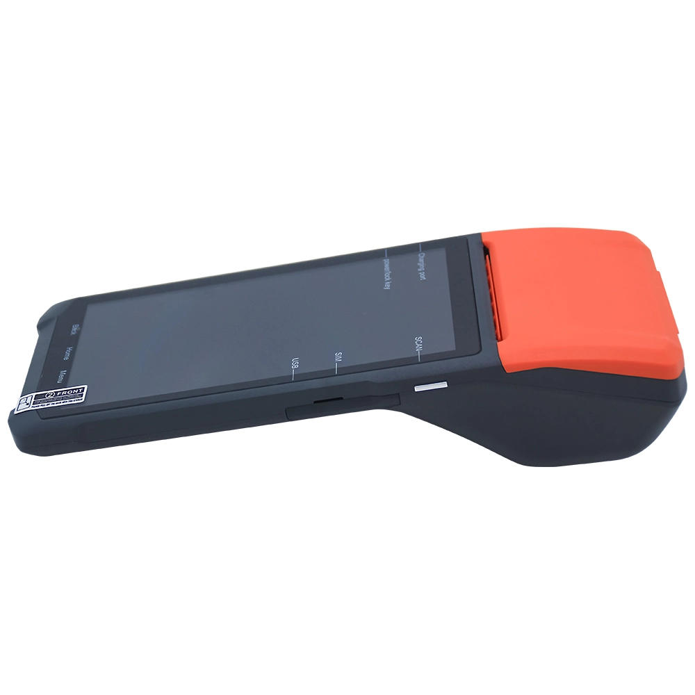 6 Inch Android Handheld POS Smart Mobile Terminal with Printer and Scanner