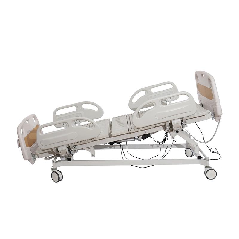 Medical Equipment Powered Electric Five Functions Inclinable ICU Hospital Bed