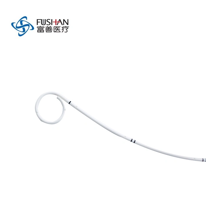 Chinese High quality/High cost performance  Medical Ureteral Stent Set Polyurethane Double J Ureteral Stent with Pusher and Guidewire Open-Open End Disposable Pigtail Catheter