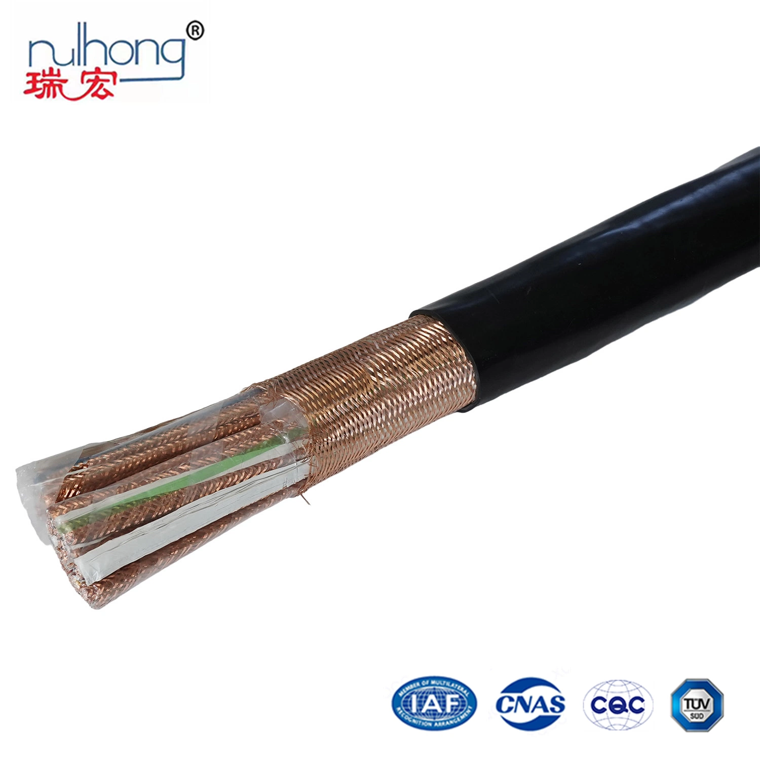 Cable de frecuencia variable Bpyjvp cable VFD apantallado de 4 núcleos de 6 núcleos 3+3