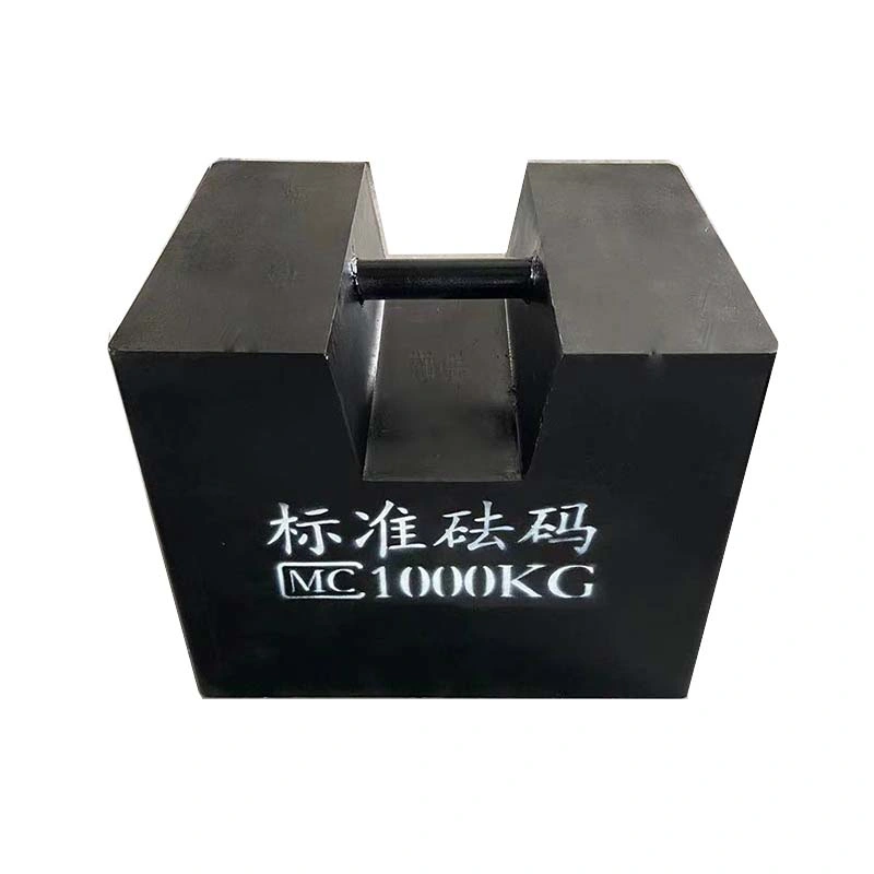 CIF Fob Shanghai 1t 1000kg M1 M2 Cast Iron Black Weight Block Price