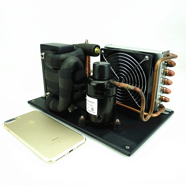 DC 12V HVAC Small Cooling System Water Chiller Module with Mini Compressor for Laboratory Cooling