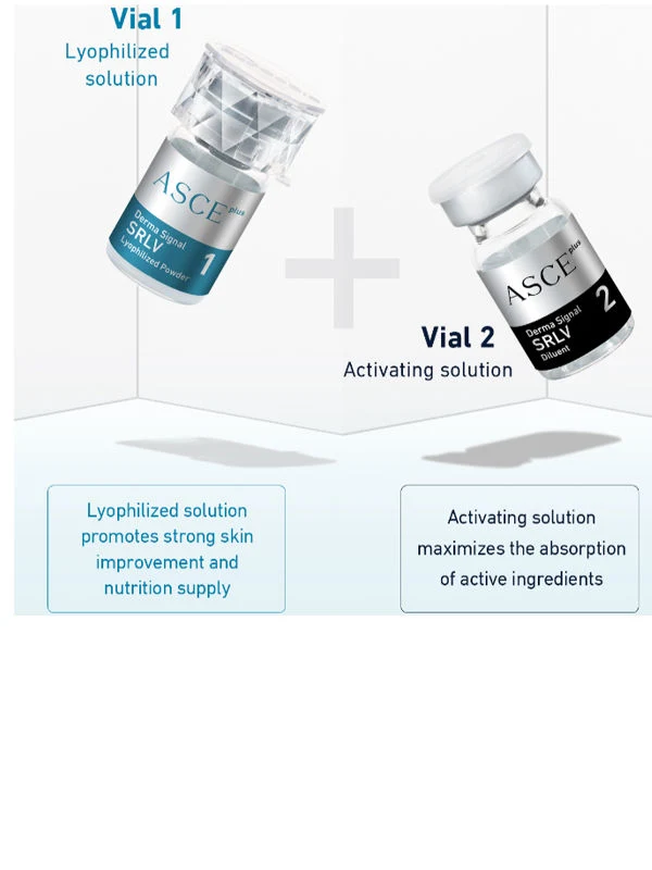 Asce+ Hrlv Srlv Exosomes liofilizadas para la restauración de cabello Cuidado del cuero cabelludo contra la pérdida de cabello natural para mejorar su salud del cabello