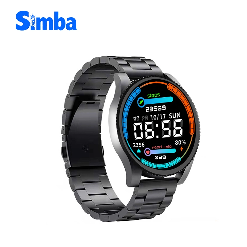 2023 New Product Round Screen Waterproof Talking C08 Steel Smart Watch