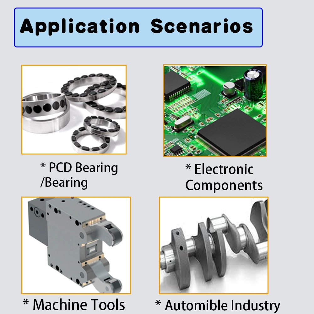 Diamond Wear Resistance PCD Tipped Wear Parts for Bearing Crankshaft Electronic Components Machine Tools