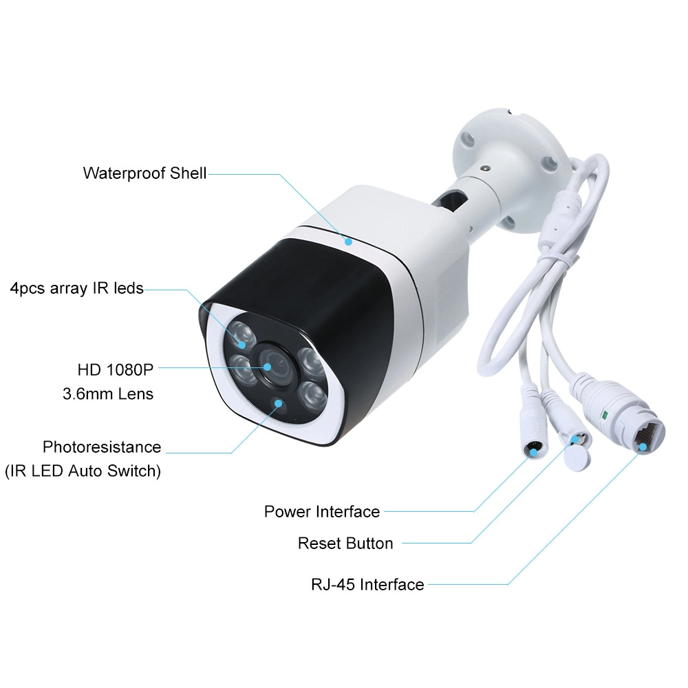 Tuya Surveillance Camera Home Security IP Wireless Cameras Bullet WiFi Cam Full HD1080p CCTV Outdoor Smart WiFi Camera