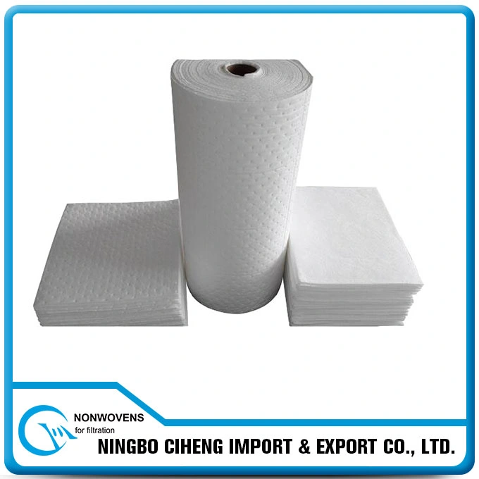 Meltblown Nonwoven Industrial PP Water Oil Absorbent Paper
