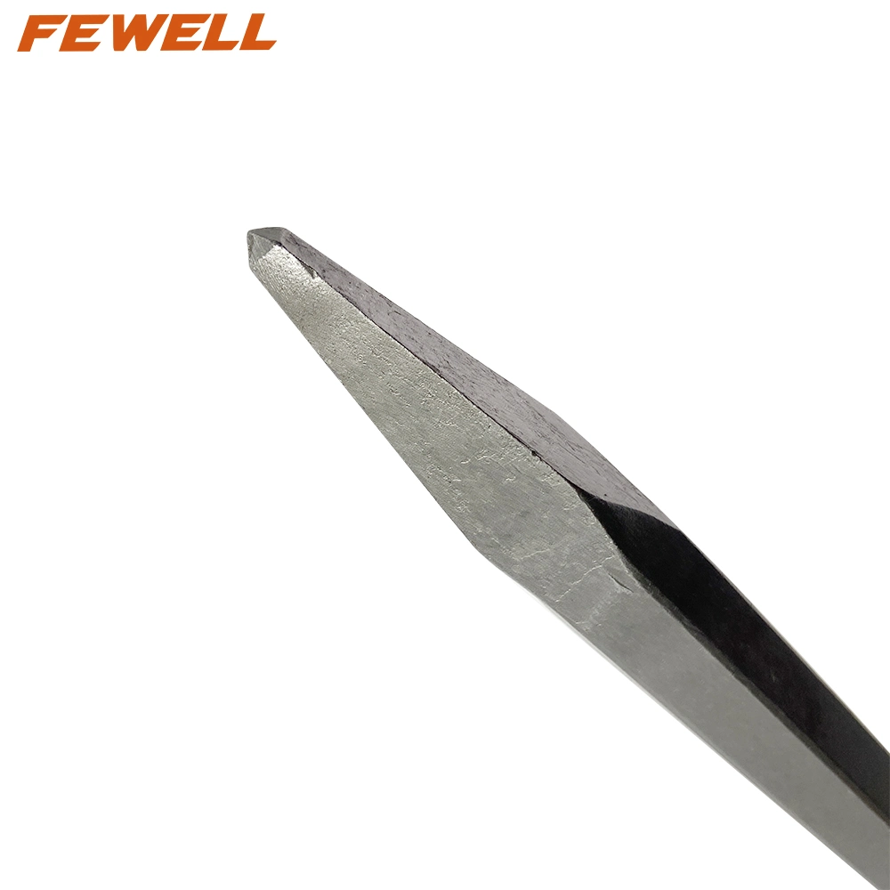 Sharpening 32X500mm Hex Shank Sharpener Electric Hammer Drill Bit Flooring Point Chisel for Rock Breaker Concrete Brick Stone