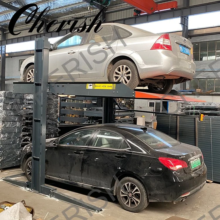 Double Level Share Column Parking Lift Car Stacker