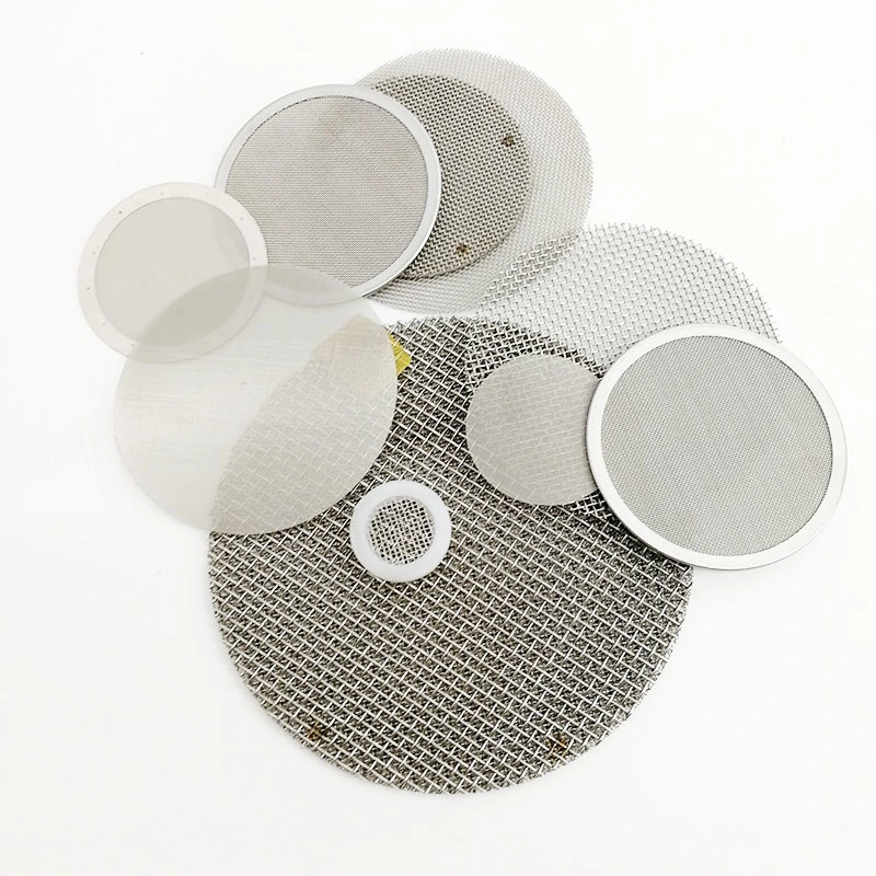 Stainless Steel 304 316 316L Weave Wire Netting Screen Cutting Liquid Filter Disc Pack