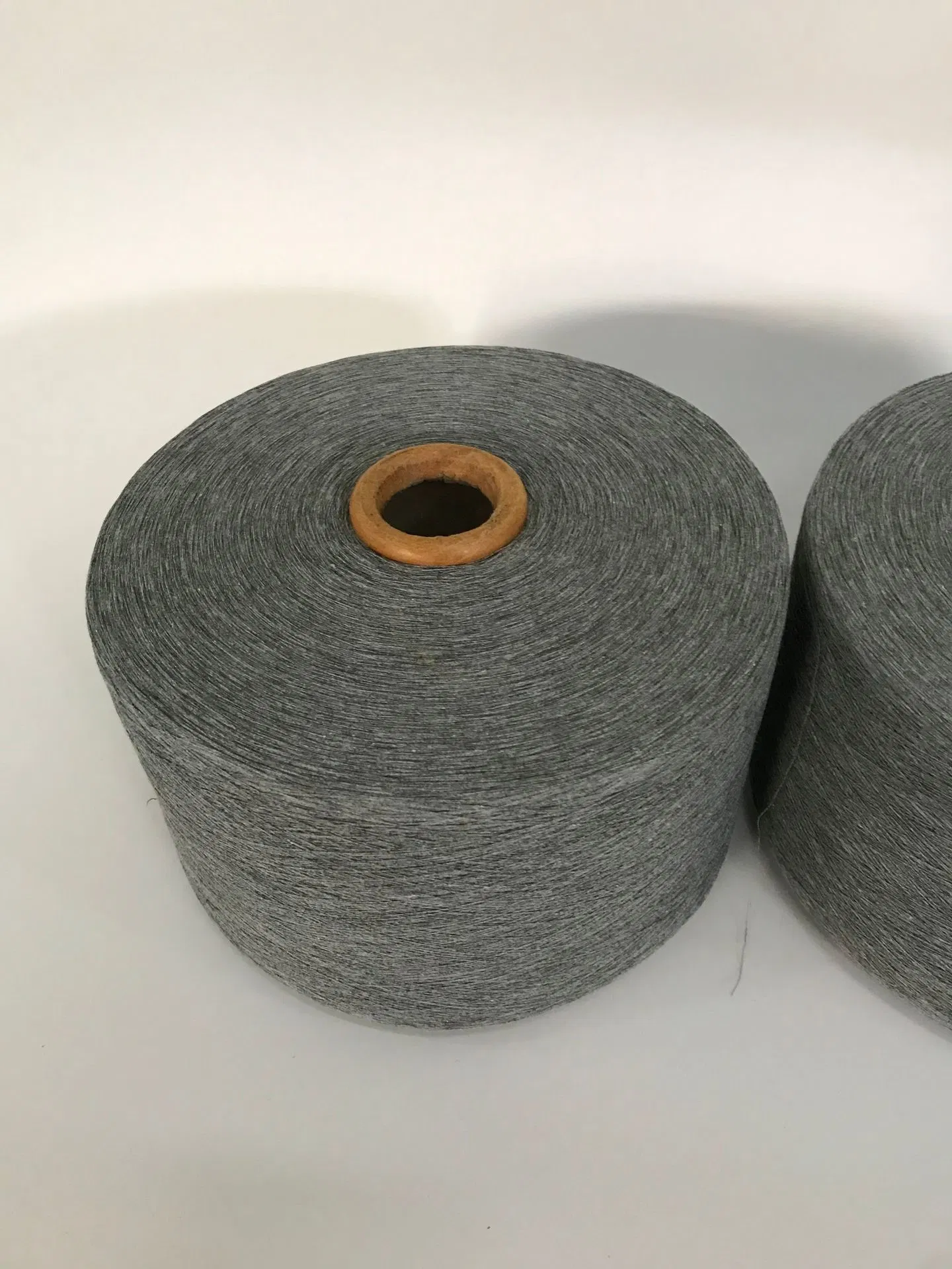 Recycled 100% Viscose Rayon Vortex Spinning Barrygrey Yarn 30s/1 19# for Knitting