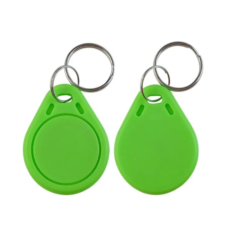 Inventory 125kHz RFID ABS Waterproof 134.2kHz Keyfob Plastic Key Tag with Keychain