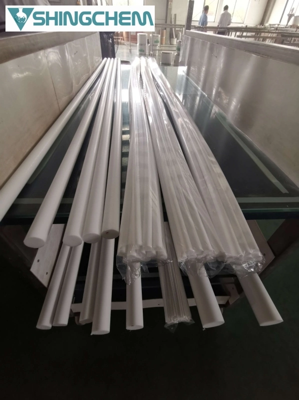 Seontec PTFE Rod Manufacturer Supply Round Bar Customized Size PTFE Bar Rod 1m White Color Pure PTFE Rod