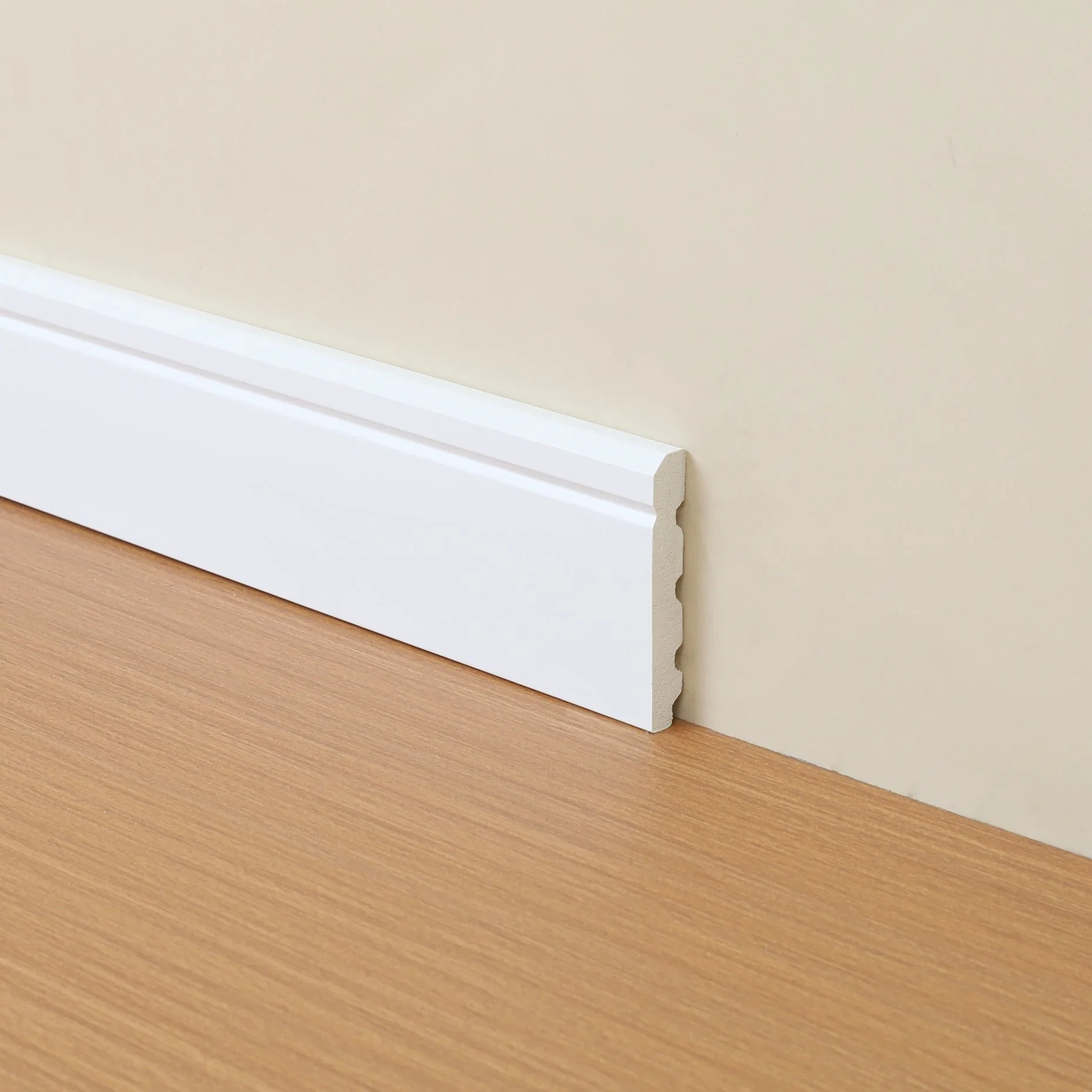 Hot Sale PS Skirting Board 110*16 mm Customized Good Quality Construction Material