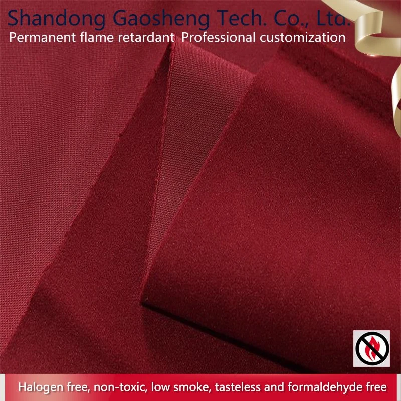 100% Inherently Flame Retardant Polyester Cut Pile Woven Heavy Velvet for Stage Curtain