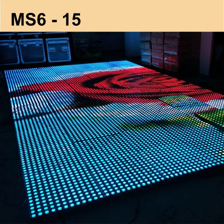 Dragonstage Stage Risers Aluminum Glass New 3D Dance Floor LED Display Screen Stage Floors Ms6-13
