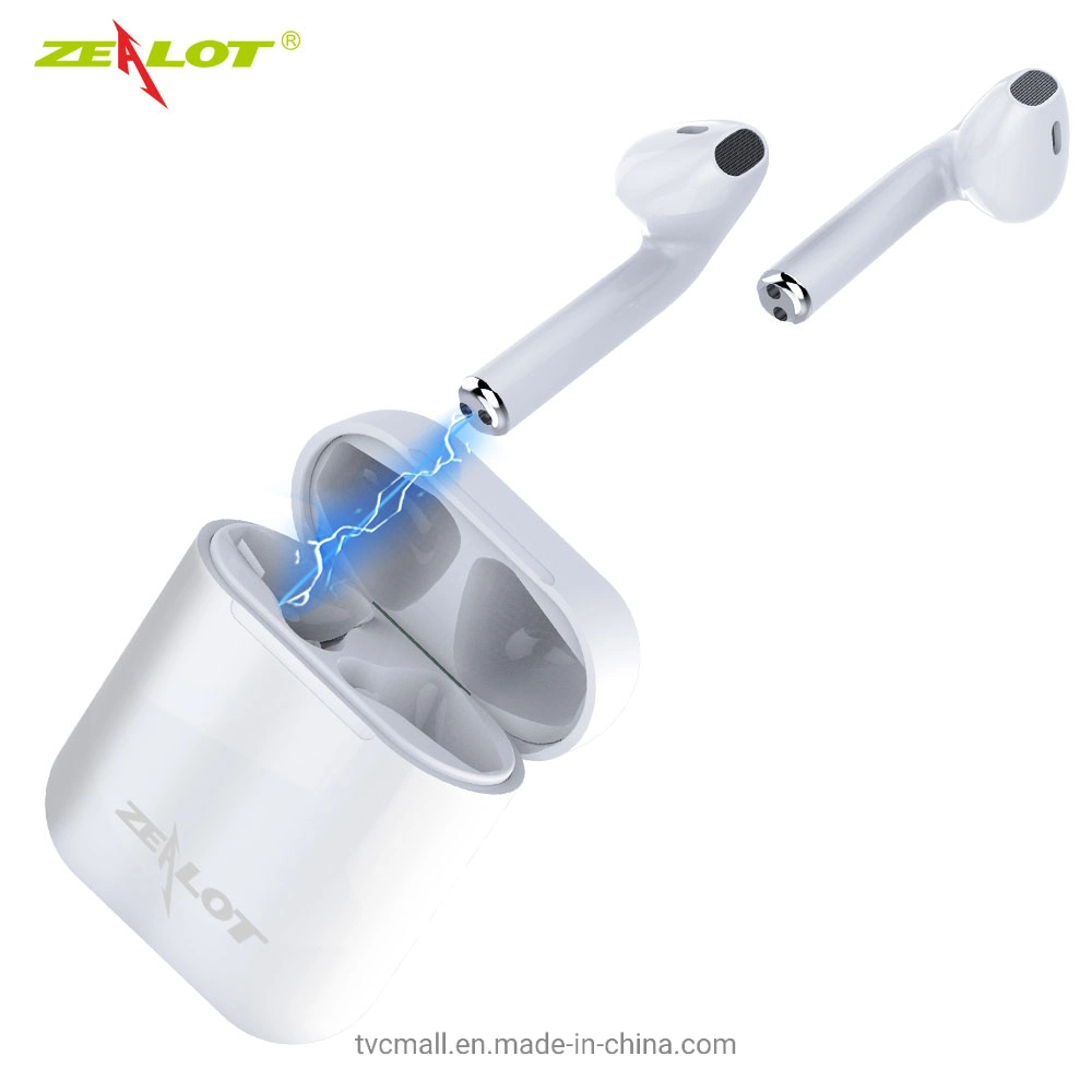 Zealot H20 Tws Bluetooth 5.0 Wireless Music Earphones Hands-Free Calling Headset with Charging Bin