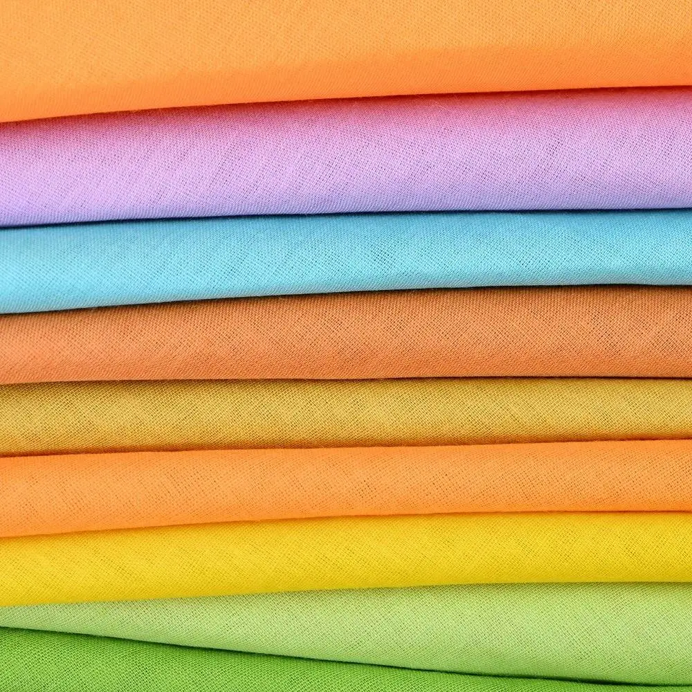 80%Polyester 20%Cotton Tc Poplin Plain Breathable Fabric for T-Shirt 45s 105GSM