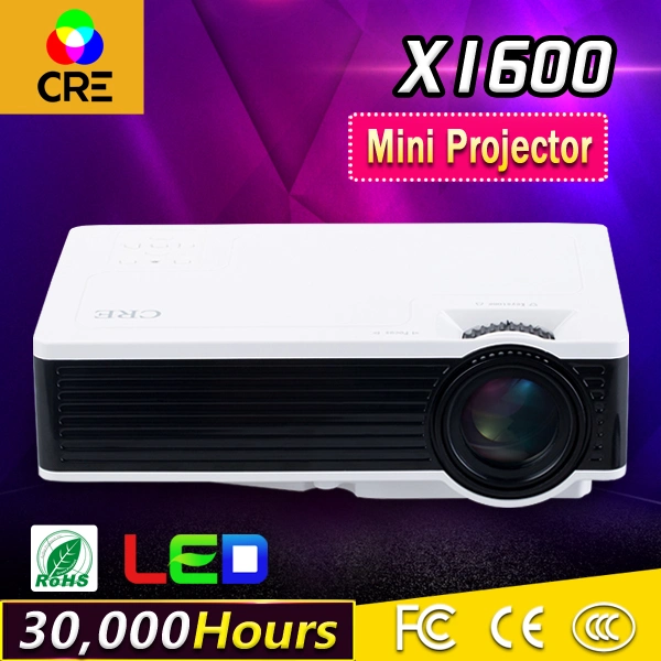 Vídeo de 1080p pequeño Proyector Multimedia