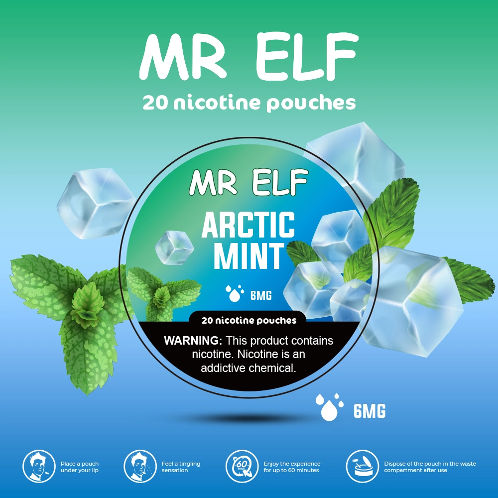 Parches de nicotina sin tabaco Mr Elf Snus OEM/ODM Factory Precio al por mayor Cigarro desechable