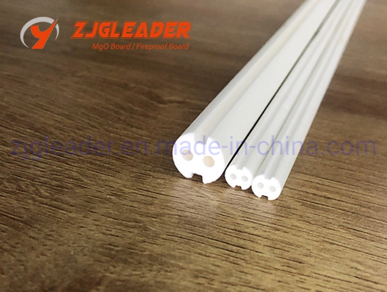 Zjgleader High Purity Magnesium Oxide Tube MGO Rod Tube for Electric Ceramic Use