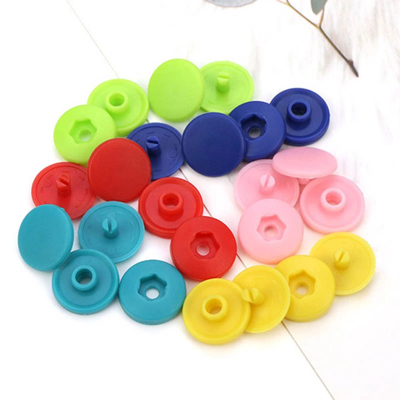 POM/PP/Plastic White T3/T5/T8 Snap Fastener Button Press Stud Poppers Buttons