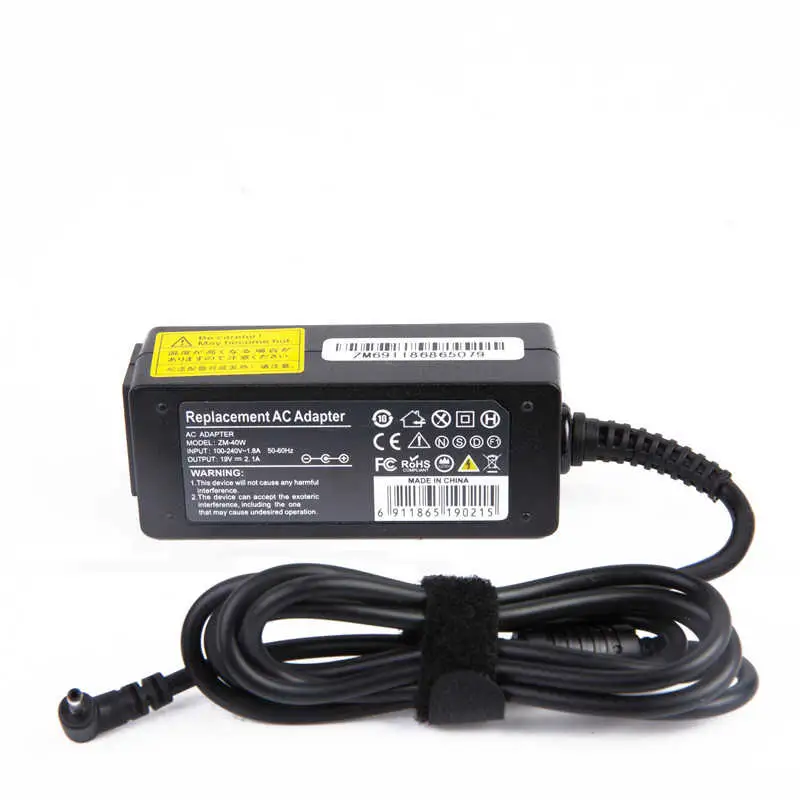 Factory Price Laptop Adapter 40W 19V 2.1A AC Power Adapter for Samsung