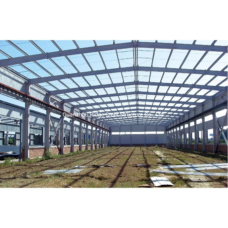 Welding Bolt Connection Prefabricated High Rise Steel Structure Frame for Workshop Building