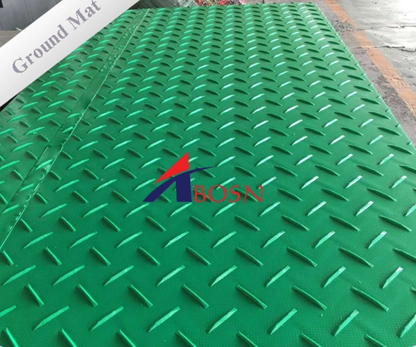 3000X2500X40mm UHMWPE Ground Cover Camping Mats, HDPE Ground Mats for Heavy Equipment