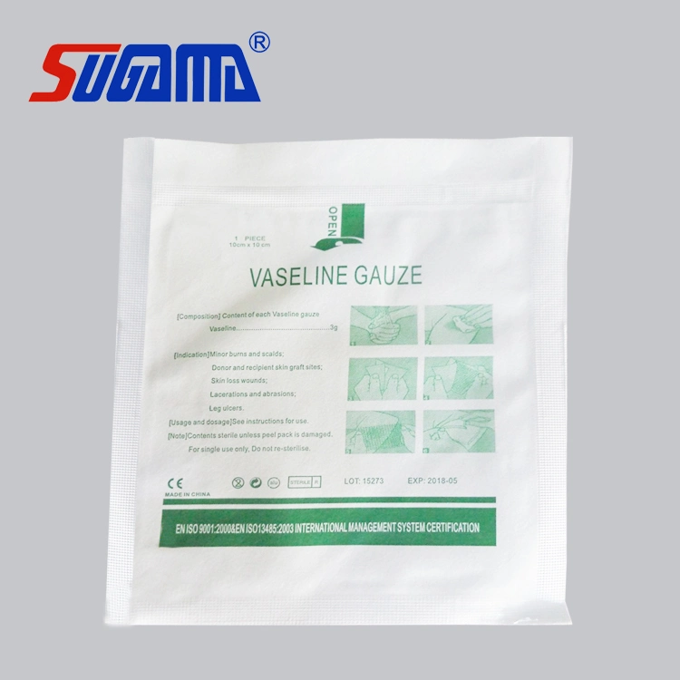 Medical Absorbent Steriled Cotton Caseline Gauze