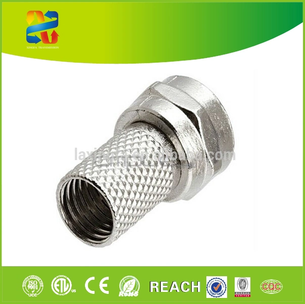 2015 New RG6 Compression RF Coaxial Connector Factory Price