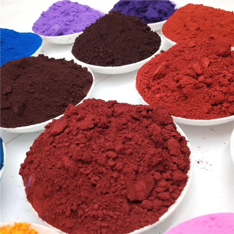 Óxido de hierro pigmento rojo para revestimiento de arquitectura / tinta / Pintura /Suelo de pared/electrodo de grafito/fertilizante