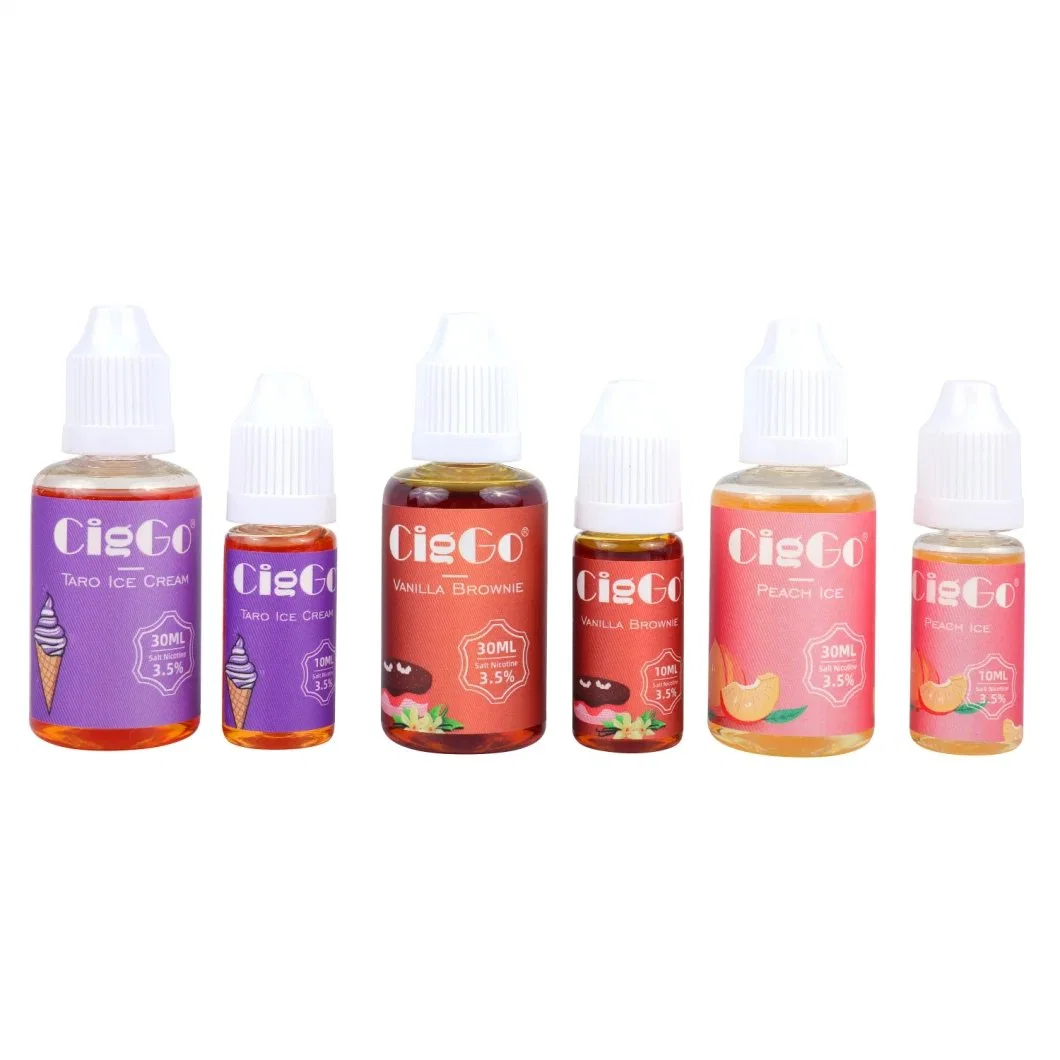 Commerce de gros 10ml E-Liquide sel Nic Vape jus pour l'E-Cig Eliquid Premium