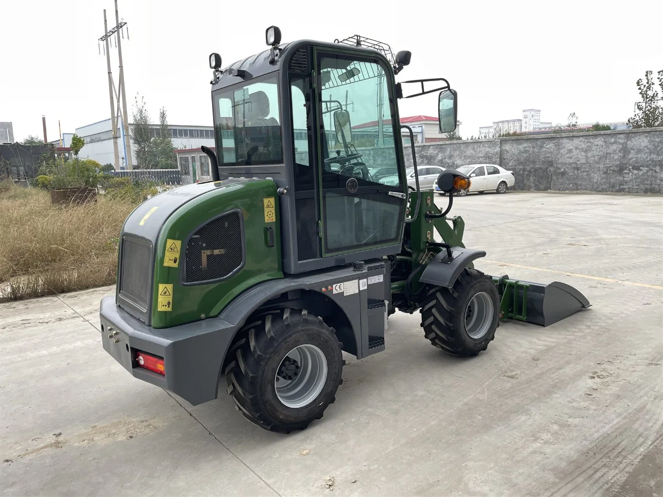 China Hot Sale 0.8ton Mini Loader/Small Loader/Backhoe Loader/Skid Steer Loader Front End Loader Telescopic Wheel Loader