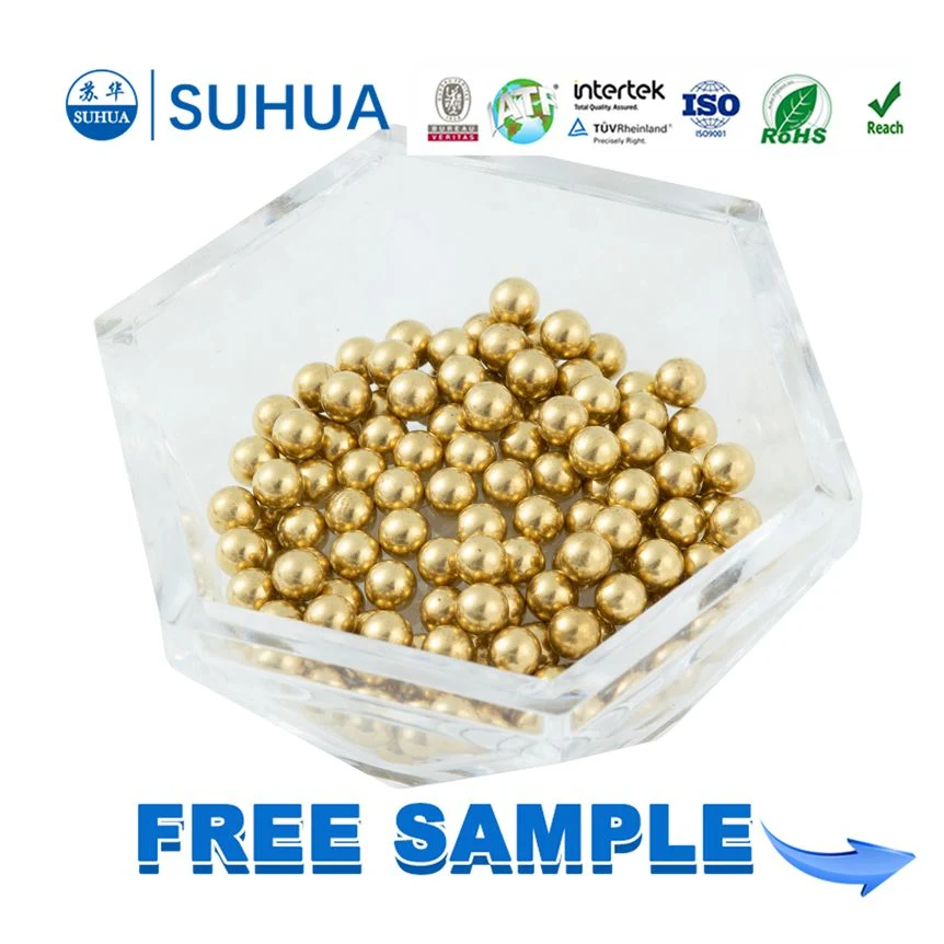 Polished C11000 Copper Ball / H62/ H65/ H70 Brass Ball Sphere for Metal Fastener