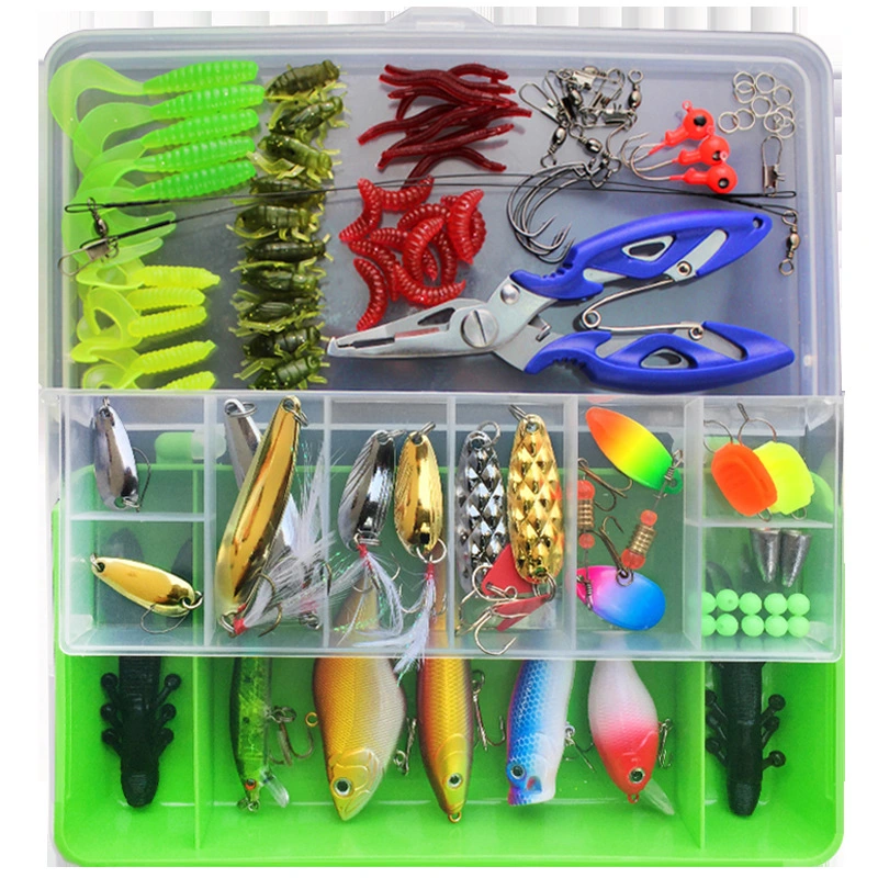 Fishing Lure Tackle Set with Lure Box